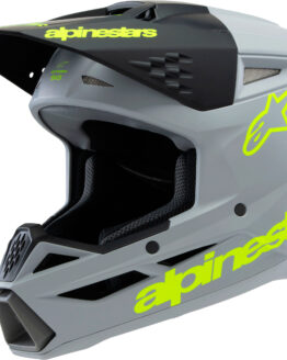 Alpinestars SM3 Youth Radium Helmet YS Gray/Black/Yellow