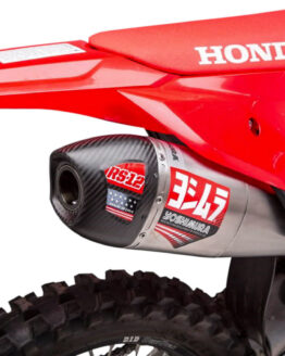 Yoshimura RS-12 Slip-On Exhaust Muffler Silver Fits 22-23 Honda CRF250R/RX