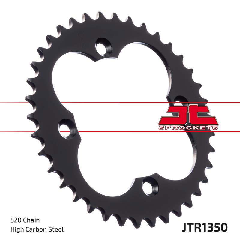Steel Rear Sprocket - 37 Tooth 520 - Image 3