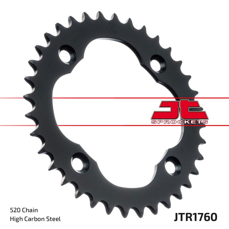 Steel Rear Sprocket - 37 Tooth 520 - Image 3