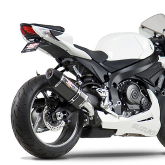 Yoshimura R77 Carbon Fiber Slip-On Exhaust Black Fits 11-24 GSXR600/750 - Image 2