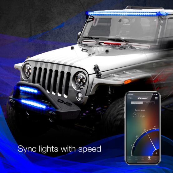 50" Multi-Color XKChrome RGBW LED Light Bar w/Bluetooth - Image 8