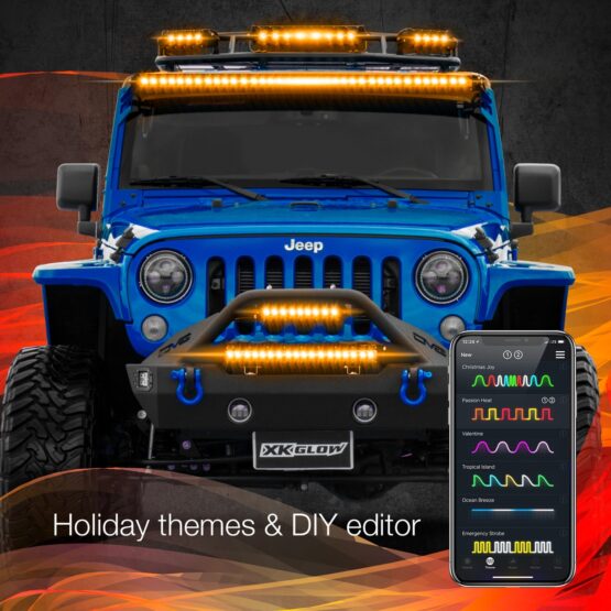 50" Multi-Color XKChrome RGBW LED Light Bar w/Bluetooth - Image 9