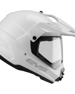 Dual Sport Helmet Venture Solid White - Large