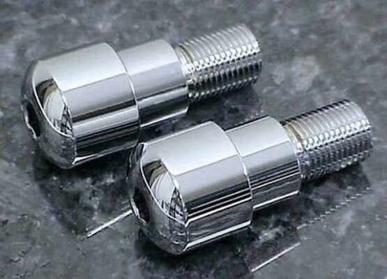 Diamond Billet Bar Ends Aluminum Silver 2pc Fits 1999-2005 Yamaha R6