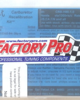 Factory Pro Carburetor Jet Kit 1.0 Fits 03-09 Honda VTX1300