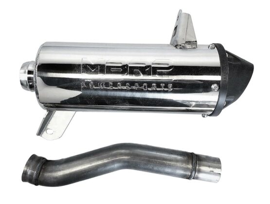 MBRP 5" Performance Slip-On Exhaust Muffler Polished For 13-21 Outlander