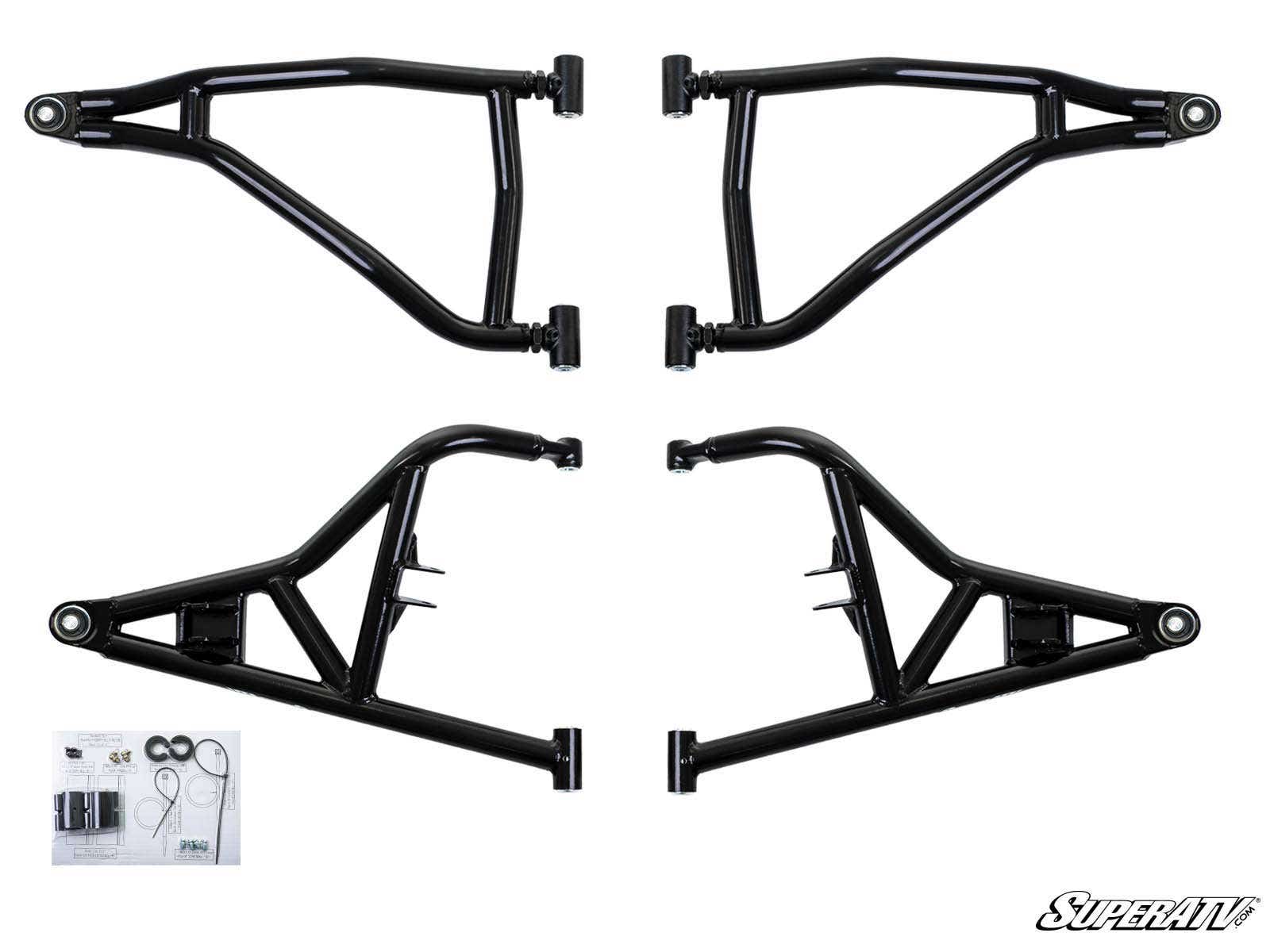 High Clearance Front A-Arms 1.5" Offset Voodoo Blue Adj. w/SuperDuty Joints - Image 7