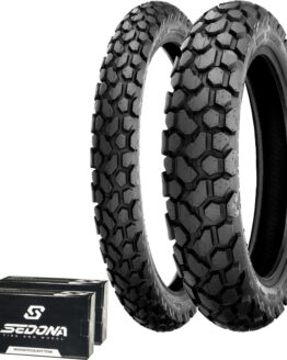 700 Series 4.60-17 3.00-21 Dual Sport Tire Kit w/ Tubes