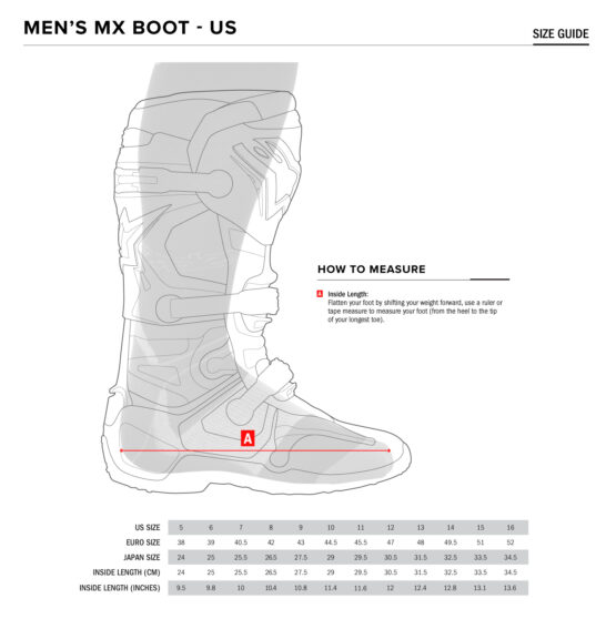 Youth Tech 3S MX Boots Black/White/Red US Y-04 - Image 2