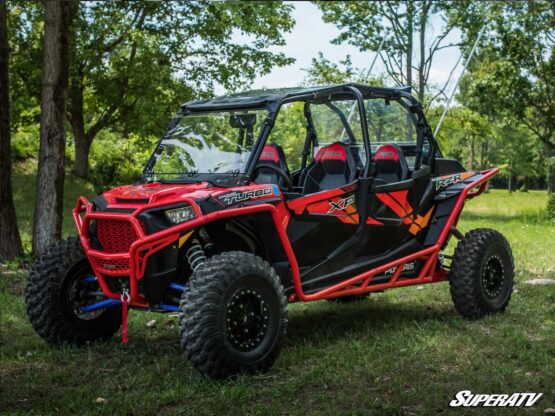 SuperATV High Clearance Front Upper A-Arms Velocity Blue For RZR XP 1000 - Image 5