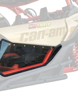 SuperATV Clear Lower Doors Polycarbonate Fits 17-20 Can-Am Maverick X3