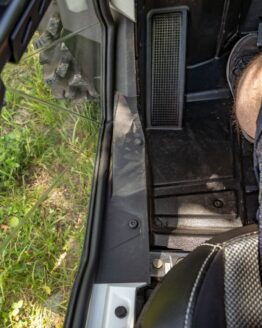 SuperATV Clear Lower Doors Polycarbonate For 14-21 Polaris RZR XP 1000