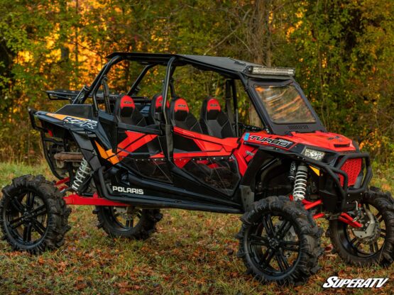 SuperATV Clear Lower Doors Polycarbonate Fits 14-21 Polaris RZR 4 XP 1000 - Image 3