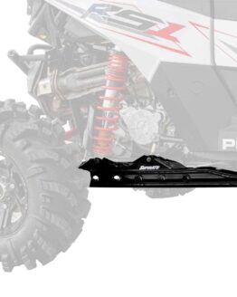 SuperATV Extended Rear Trailing Arms 1" Offset Black For Polaris RZR RS1