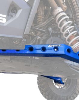 SuperATV Voodoo Blue High Clearance Trailing Arms For 16-21 RZR XP Turbo