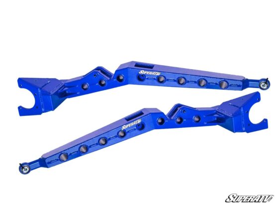 SuperATV High Clearance Trailing Arms Velocity Blue Fits 16-21 RZR XP Turbo - Image 2