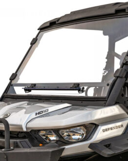 Scratch-Resistant Flip-Vented Full Windshield