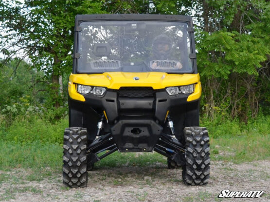SuperATV Scratch-Resistant Vented Full Windshield For 16-21 Can-Am Defender - Image 5