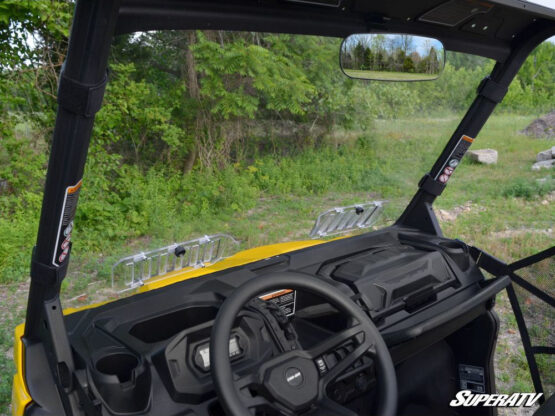 SuperATV Scratch-Resistant Vented Full Windshield For 16-21 Can-Am Defender - Image 8