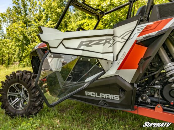 SuperATV Clear Lower Doors Polycarbonate Fits 18-20 RZR XP Turbo S - Image 3