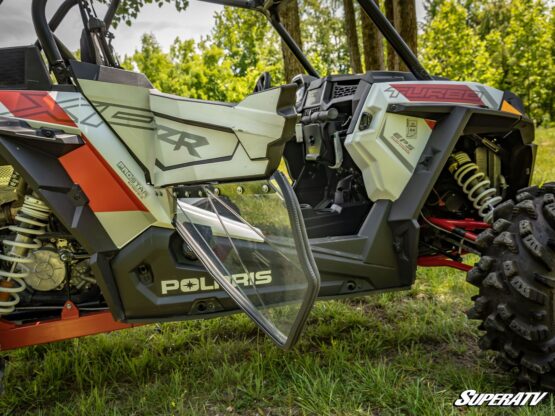 SuperATV Clear Lower Doors Polycarbonate Fits 18-20 RZR XP Turbo S - Image 6