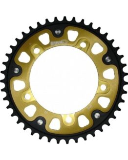 Supersprox Stealth Rear Sprocket 45T Gold 525 Chain Fits Suzuki Triumph