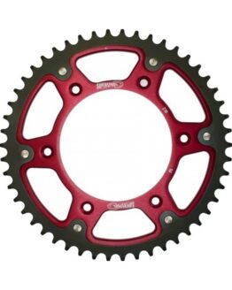 Supersprox Stealth Rear Sprocket 50T Red 520 Chain Fits Honda CR CRF XR