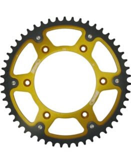 Supersprox Stealth Rear Sprocket 51T Gold 520 Chain For Honda CR CRF XR