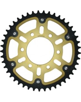 Supersprox Stealth Rear Sprocket 45T Gold 520 Chain Fits Kawasaki