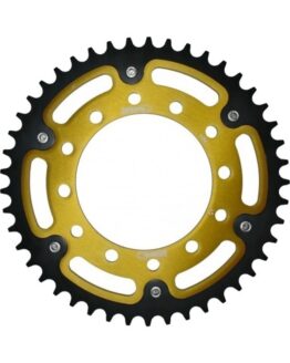 Supersprox Stealth Rear Sprocket 45T Gold 520 Chain Fits Kawasaki Yamaha