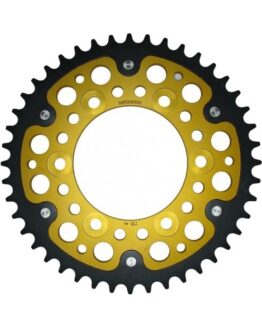 Supersprox Stealth Rear Sprocket 44T Gold 520 Chain For Ducati