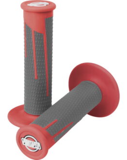 Clamp On Full Diamond Grip System - Red & Dark Gray