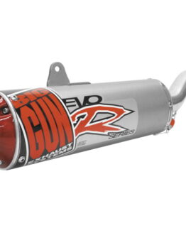 Big Gun EVO R Slip-On Exhaust Silver/Red Fits 93-13 Honda TRX300EX/X