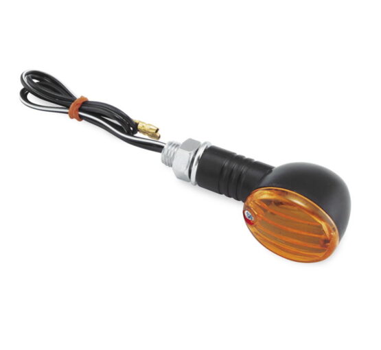 Mini Stalk Marker Light Round - Amber Lens - Black Housing - Image 2
