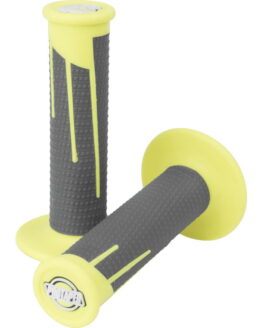 Clamp On Full Diamond Grip System - Neon Yellow & Dark Gray