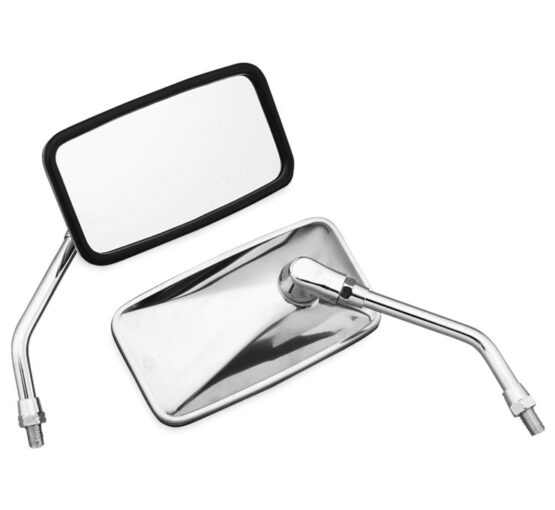BikeMaster Stainless Mirror Chrome Right Side For Yamaha Reverse Thread - Image 2