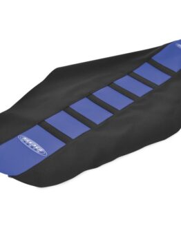 6-Rib Water Resistant Seat Cover Black/Blue