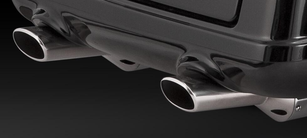 Deluxe Dual Chrome Slip On Exhaust - Image 3