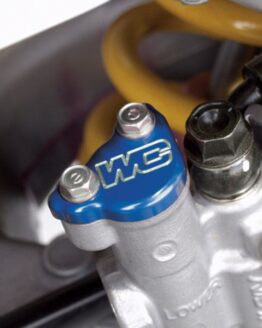 Works Connection Blue Rear Brake Reservoir Cap Fits Honda Kawasaki