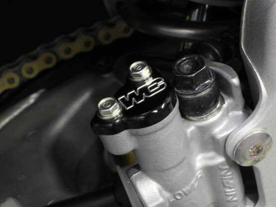 Works Connection Black Rear Brake Reservoir Cap Fits Honda Kawasaki