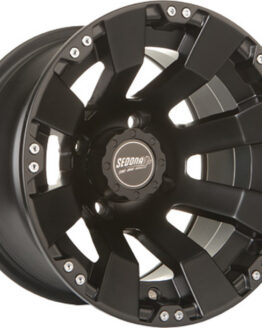 Sedona Spyder 14x7 4/110 5+2 Black Aluminum Wheel