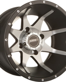 Sedona Storm Wheel 14x7 4/110 5+2 Offset Black/Machined Aluminum