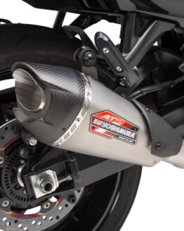 Yoshimura AT2 Race Stainless Full Exhaust Silver Fits 22-24 Suzuki Hayabusa