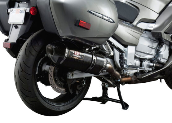 Yoshimura R77 Carbon Fiber Dual Slip-On Exhaust Black Fits 13-20 FJR1300 - Image 3