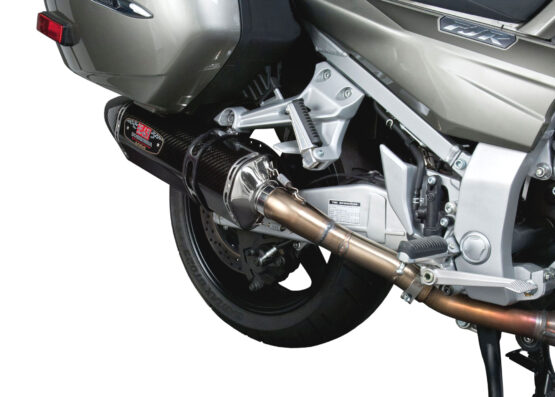 Yoshimura R77 Carbon Fiber Dual Slip-On Exhaust Black Fits 13-20 FJR1300 - Image 6