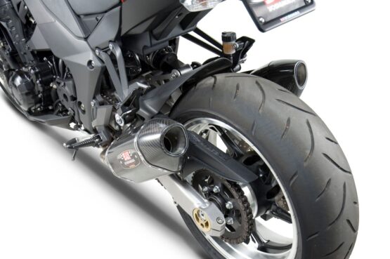 Street R77 Street Carbon Fiber Dual Slip On Exhaust - Image 4