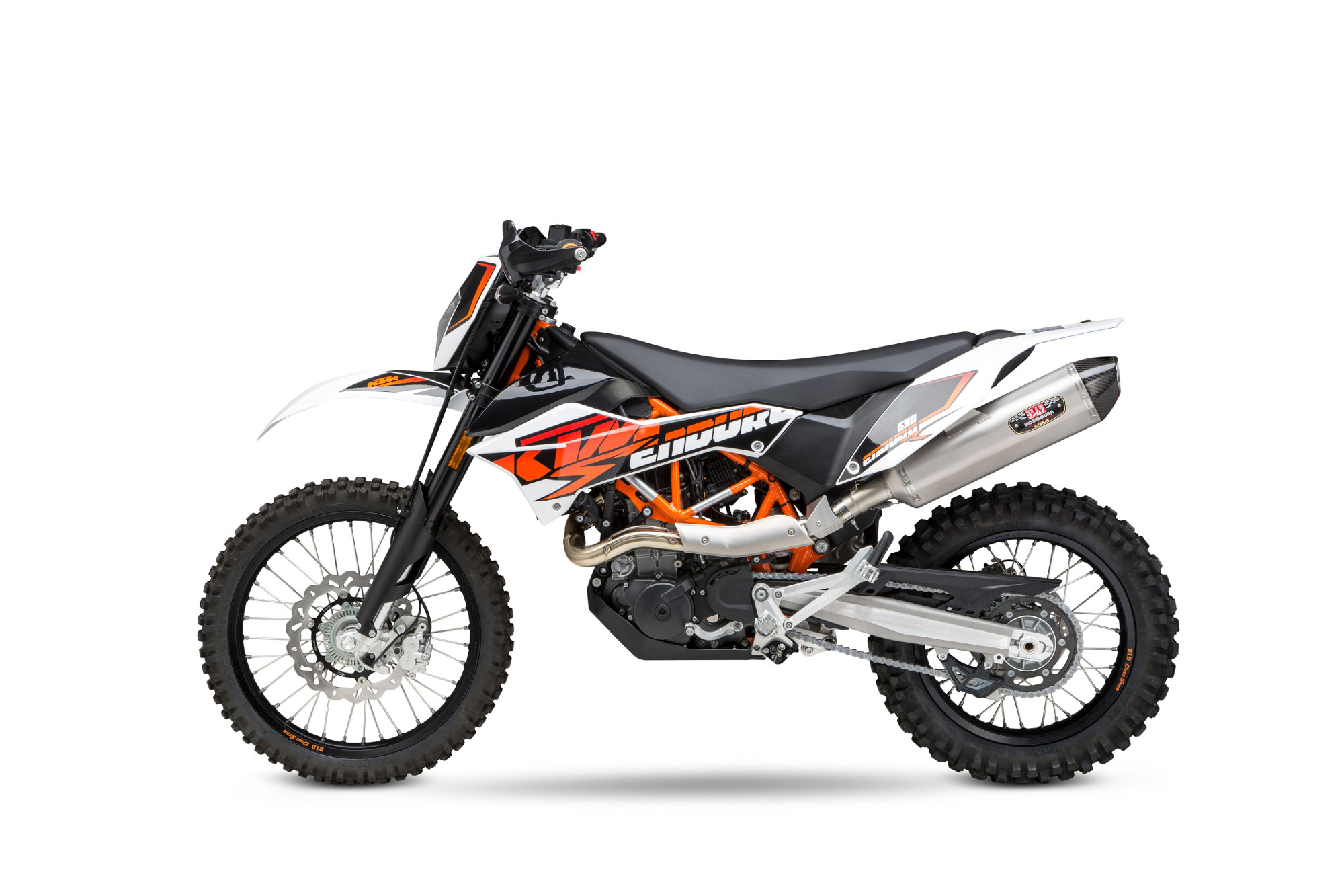 Yoshimura R-77 Slip-On Exhaust Stainless/Carbon Fits KTM 690, Husqvarna 701 - Image 6