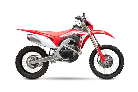 Yoshimura RS-4 Full Exhaust SS-AL-CF Silver Fits 19-21 Honda CRF450X - Image 3